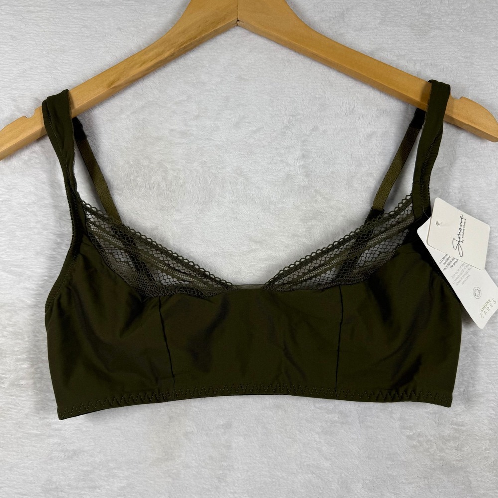 Simone Perele Olympie 3D Soft Cup Bra Adventure Green 34C 1C5210 NEW